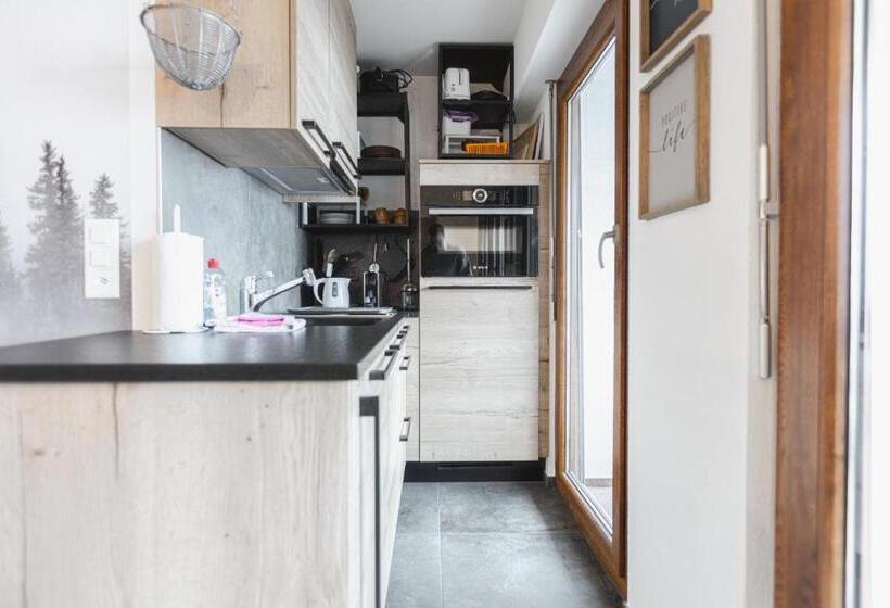 Studio Rénové Avec Vue Imprenable Sur Les Alpes