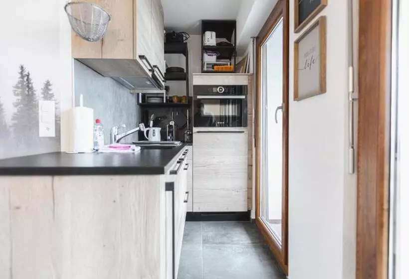 Studio Rénové Avec Vue Imprenable Sur Les Alpes