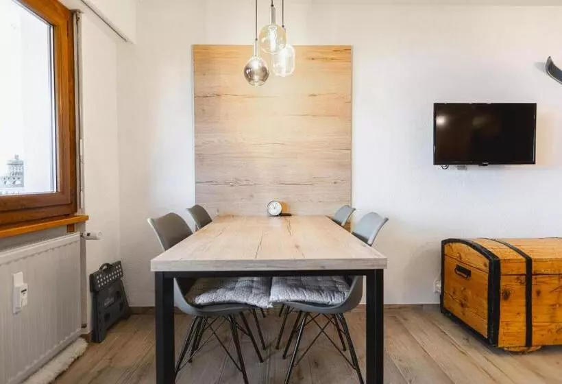 Studio Rénové Avec Vue Imprenable Sur Les Alpes