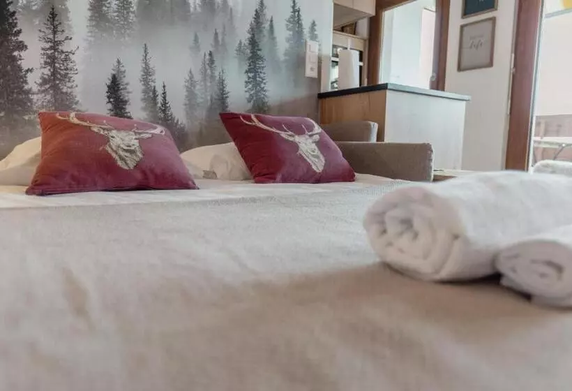 Studio Rénové Avec Vue Imprenable Sur Les Alpes