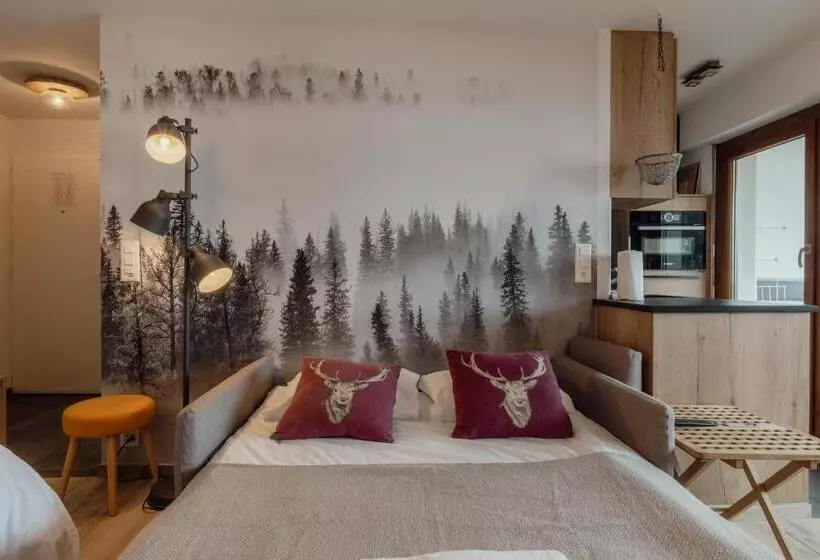 Studio Rénové Avec Vue Imprenable Sur Les Alpes