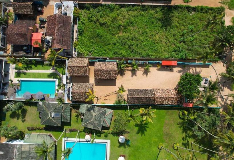 استراحتگاه The Green Rooms Surf & Yoga Camp   On The Beach   Prime Location Renovated 2024