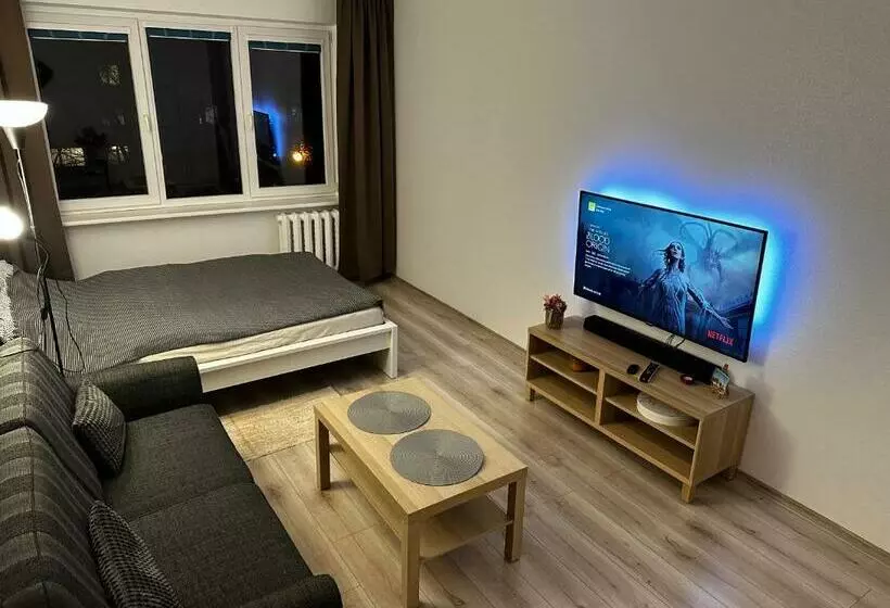Modern Studio Naujakiemio, Self Check In, Free Parking