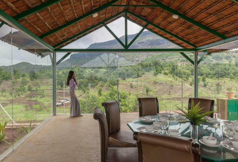 Stayvista S Ficus Farms   Mountain View Haven With Rustic Artsy Interiors, Outdoor Pool, Glasshouse