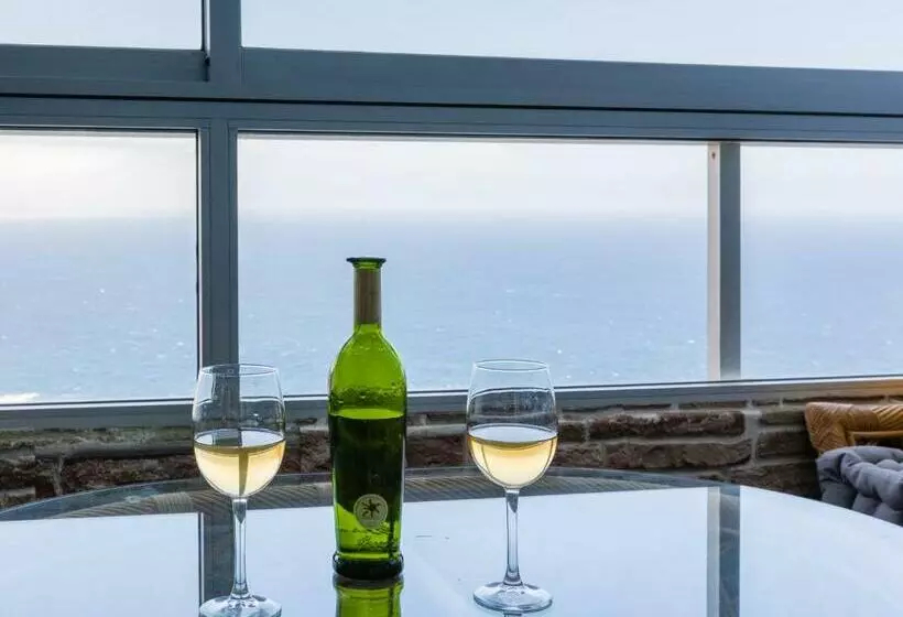 Blue Dream: Panoramic View On Heights Over The Sea