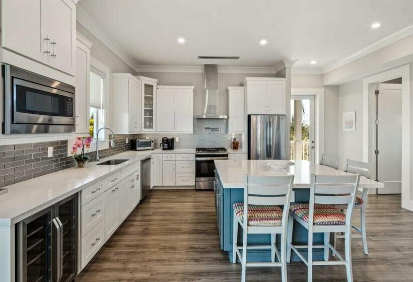 Contemporary Waves By Brightwild Huge Pool, Dock