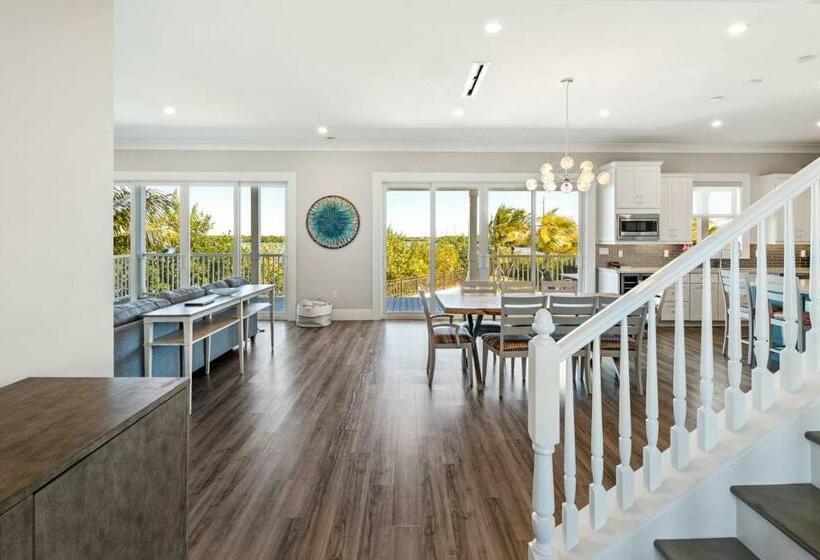 Contemporary Waves By Brightwild Huge Pool, Dock