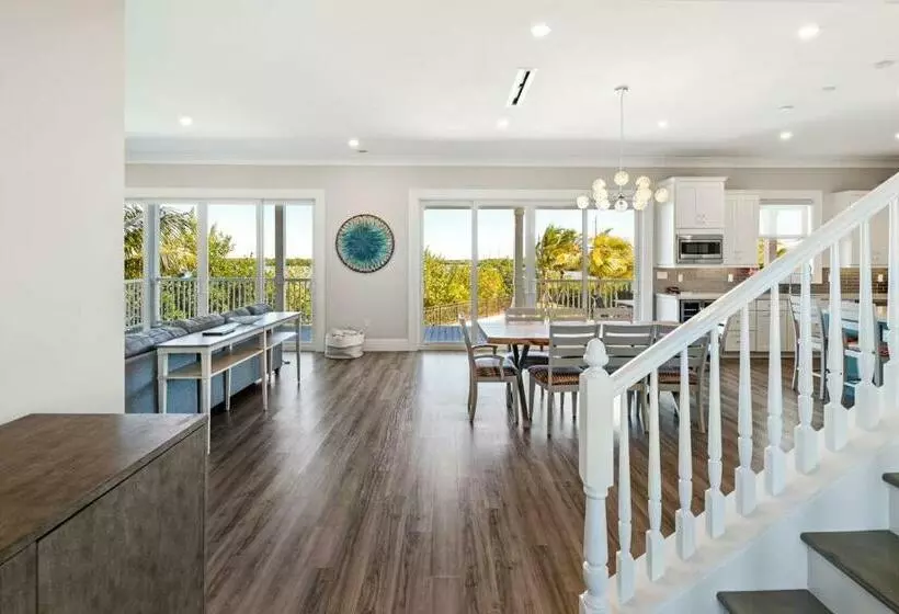 Contemporary Waves By Brightwild Huge Pool, Dock