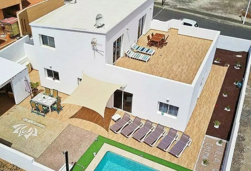 Villa Calma Climatized Pool Private Jacuzzi Spa In Tarajalejo