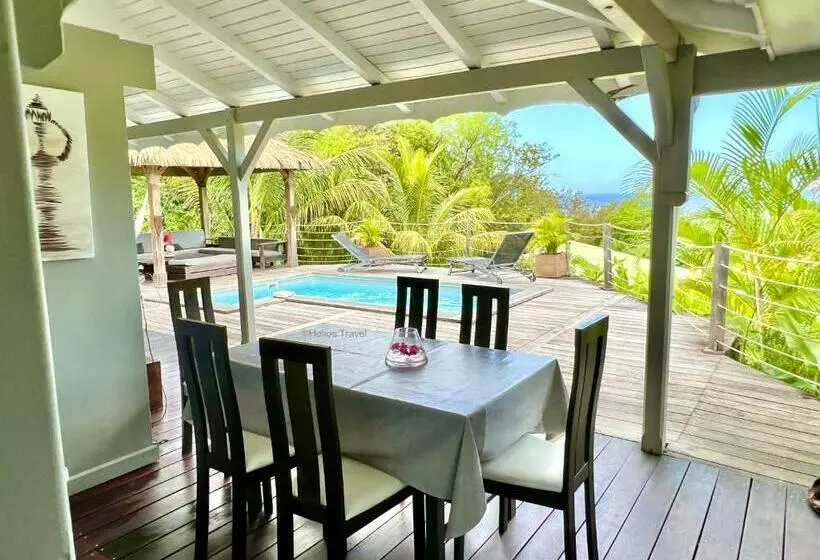 Villa Corali, Vue Mer, Piscine, Pointe Batterie Deshaies