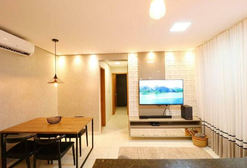 Palmas Experience Apartamento Brisa, No Centro, Vista Lago!