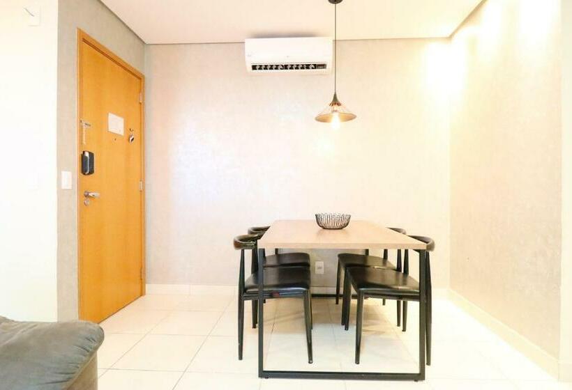 Palmas Experience Apartamento Brisa, No Centro, Vista Lago!