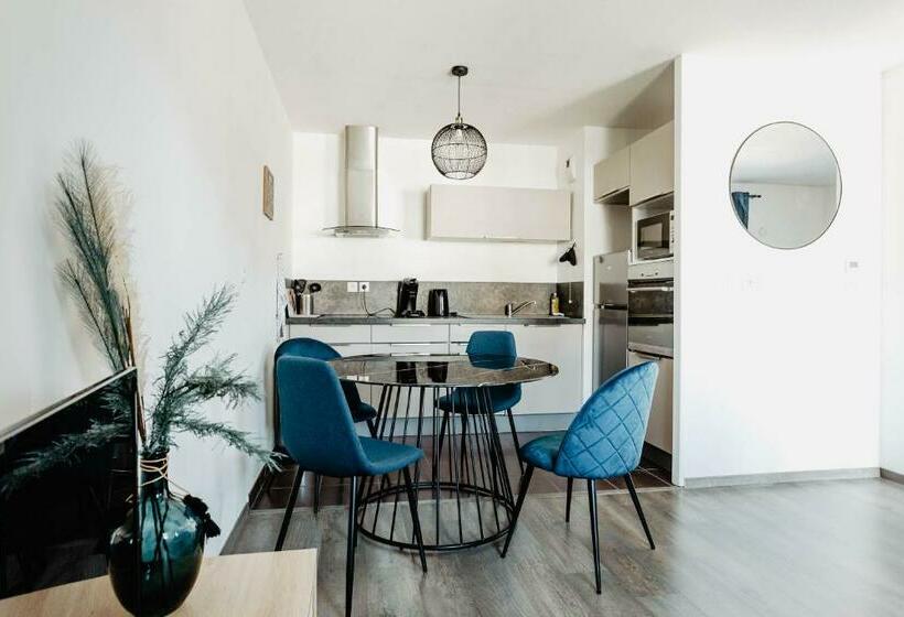 T2 Haut Standing Parking Privé Wi Fi Tv Netflix