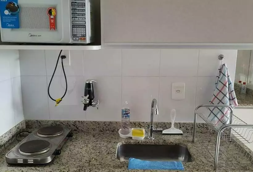 Flat Com Wifi, Pisicina E Estacionamento