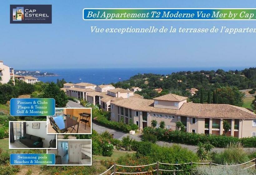 Cap Esterel, T2 Vue Mer 4 Couchages Adapté Pmr