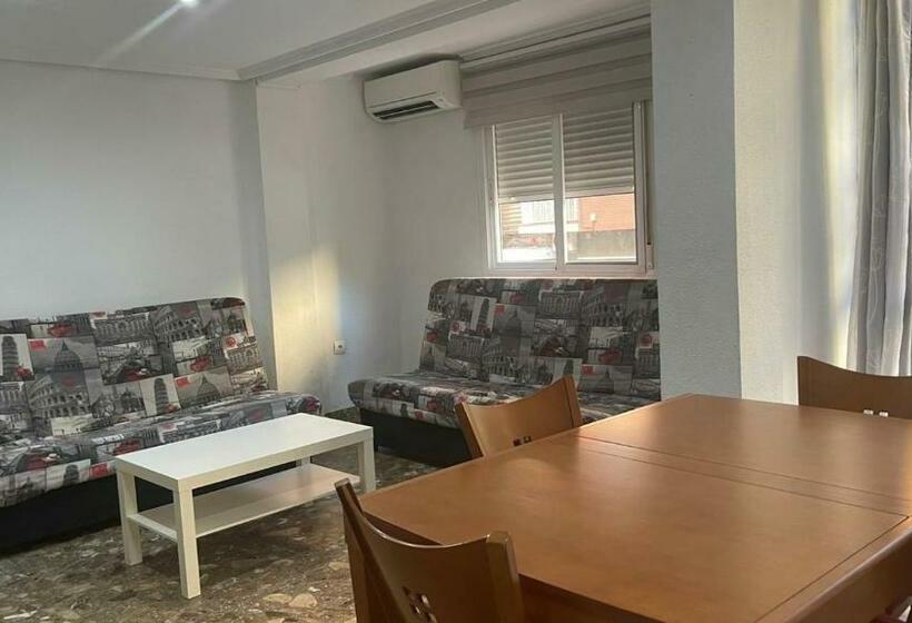 Piso 7 Minutos Andando Playa Beach Malvarrosa Valencia Para Familias Con Niños