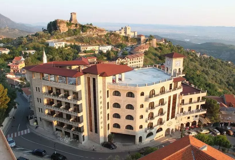 هتل Panorama Kruje View On The Castle And The Old Town