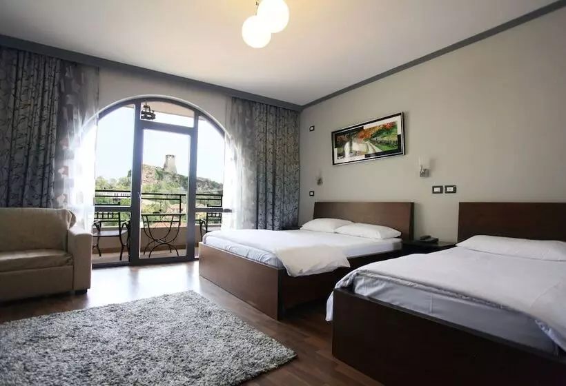 هتل Panorama Kruje View On The Castle And The Old Town