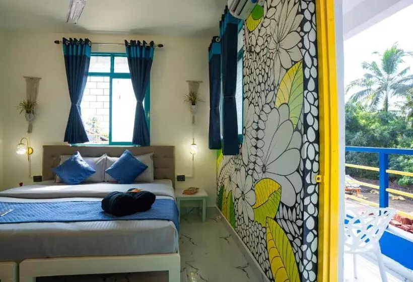 ユースホステル Shalom Backpackers Anjuna Goa