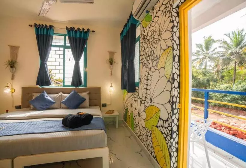 ユースホステル Shalom Backpackers Anjuna Goa