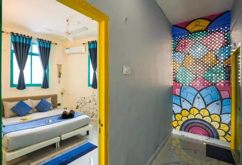 ユースホステル Shalom Backpackers Anjuna Goa