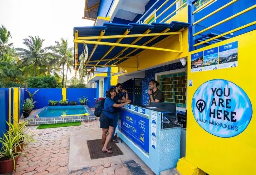 ユースホステル Shalom Backpackers Anjuna Goa
