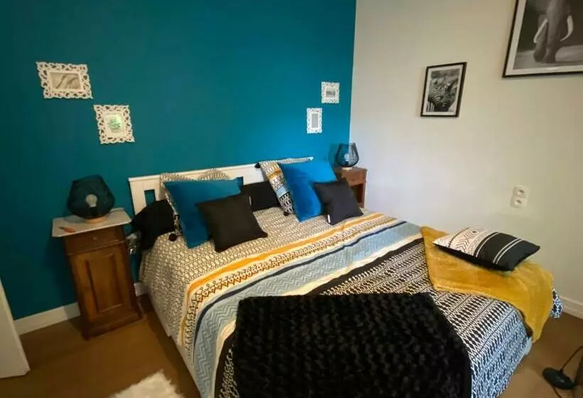 ペンション Belle Chambre Privée   Sdb   Cuisine Partagée   Wifi   Jardin