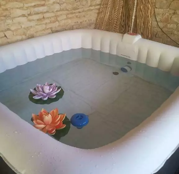 ベッドアンドブレックファースト Grande Chambre D Hôte Avec Piscine Chauffée Et Jacuzzi à Disposition