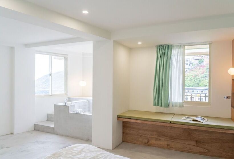 تختخواب و صبحانه Owlstay Jiufen Green Ray 故事所 山中夢遊 九份綠光