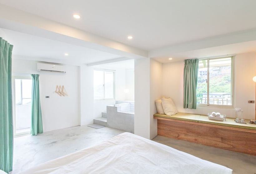 تختخواب و صبحانه Owlstay Jiufen Green Ray 故事所 山中夢遊 九份綠光