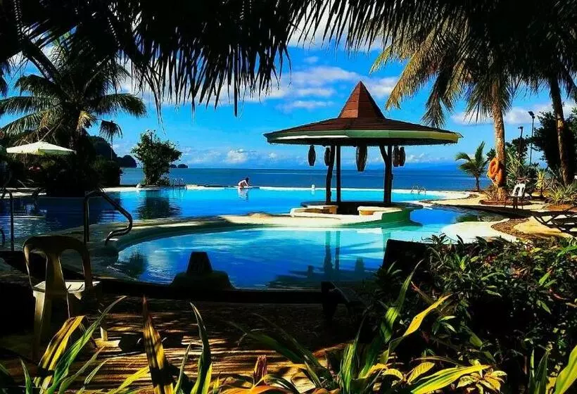 ホテル Caluwayan Palm Island Resort & Restaurant