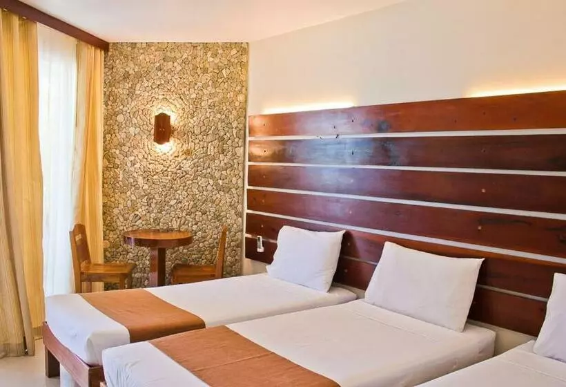 ホテル Caluwayan Palm Island Resort & Restaurant