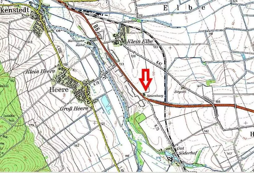 Aamiaismajoitus (B&B) Landhaus Nauenburg