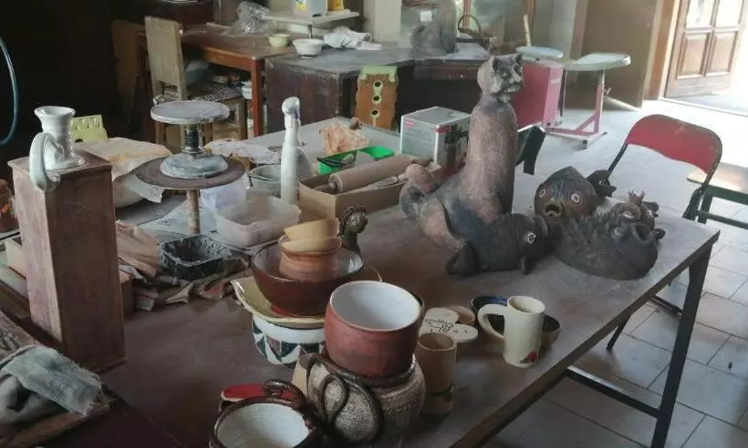 ユースホステル Keramický A Výtvarný Ateliér Konešín