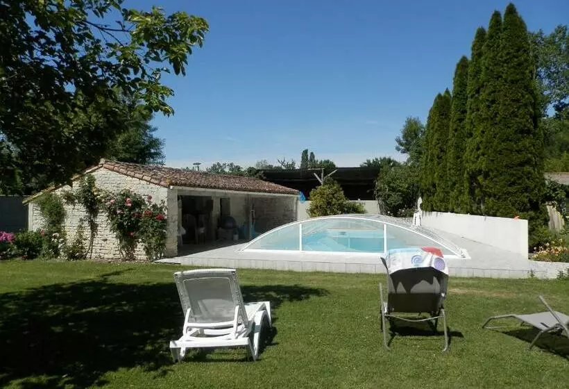 ベッドアンドブレックファースト Au Pré Du Mignon Aux Portes Du Marais Poitevin