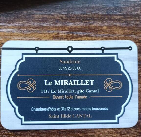 住宿加早餐  Le Miraillet, Chambre Hôte