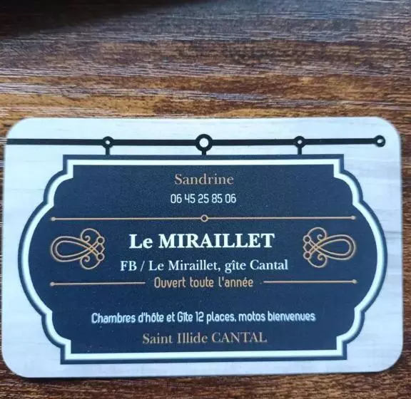 ベッドアンドブレックファースト Le Miraillet, Chambre Hôte