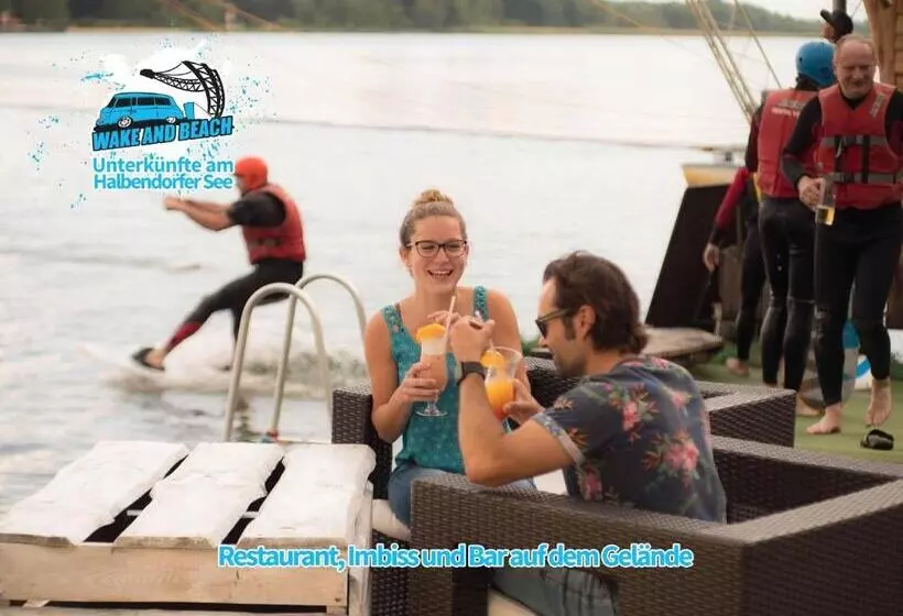 Majatalo Unterkünfte Bei Wake And Beach Am Halbendorfer See