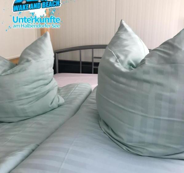 Пансион Unterkünfte Bei Wake And Beach Am Halbendorfer See