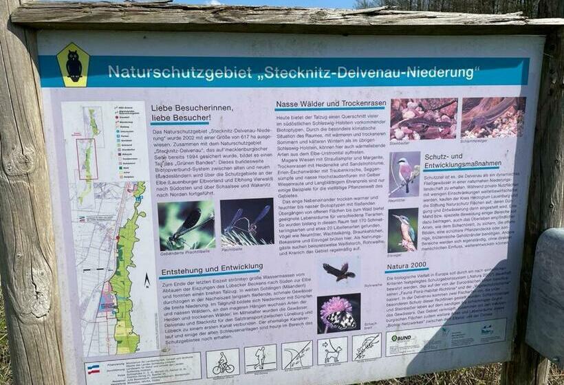 Pension Zur Schleuse Garni Am Elbe Lübeck   Kanal In Witzeeze