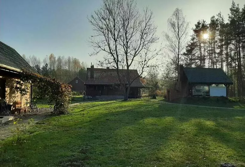 ホテル Agroturystyka żubr