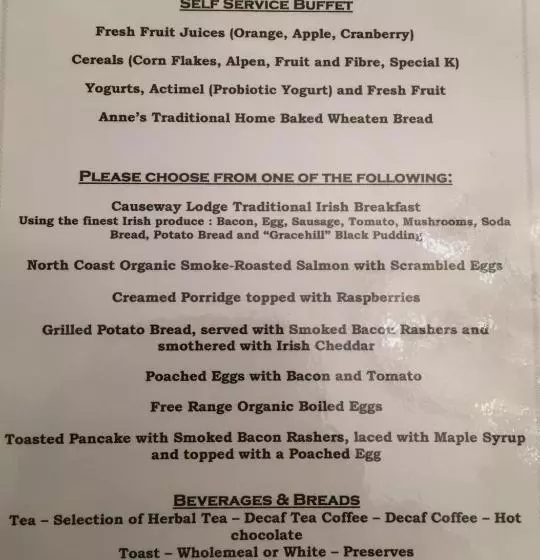 住宿加早餐  Causeway Lodge