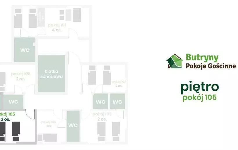 Majatalo Pokoje Gościnne Butryny