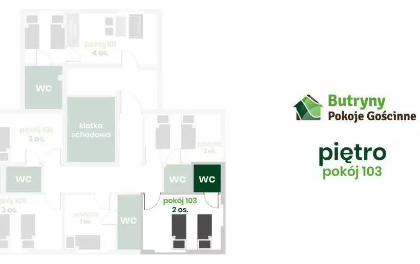 Majatalo Pokoje Gościnne Butryny