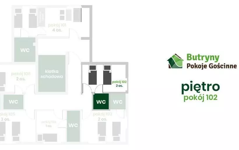 Majatalo Pokoje Gościnne Butryny