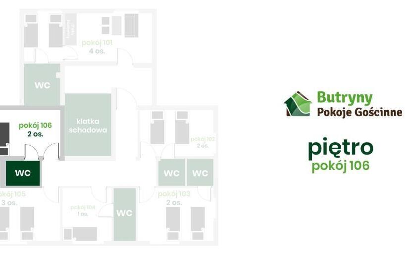 פנסיון Pokoje Gościnne Butryny