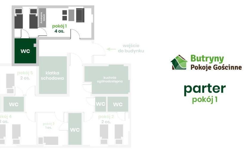 פנסיון Pokoje Gościnne Butryny