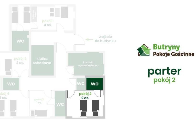 פנסיון Pokoje Gościnne Butryny