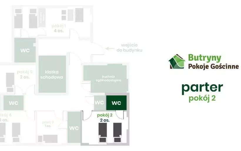 Majatalo Pokoje Gościnne Butryny