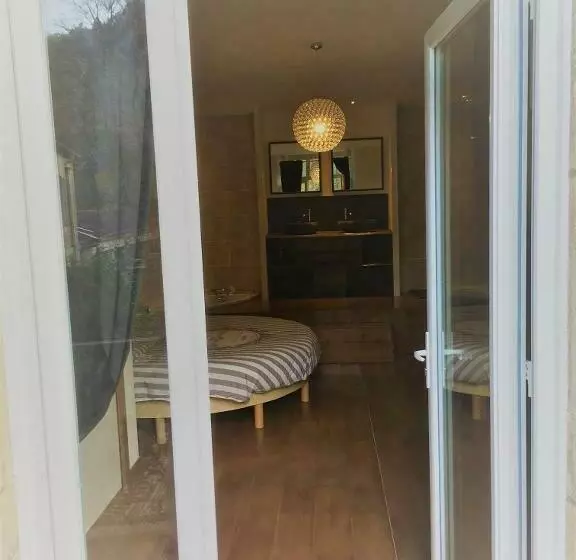 ペンション Chambre Paisible Avec Vue Sur La Montagne